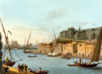 Schloss auf der Insel Torosa, graviert von William Watts, 1805